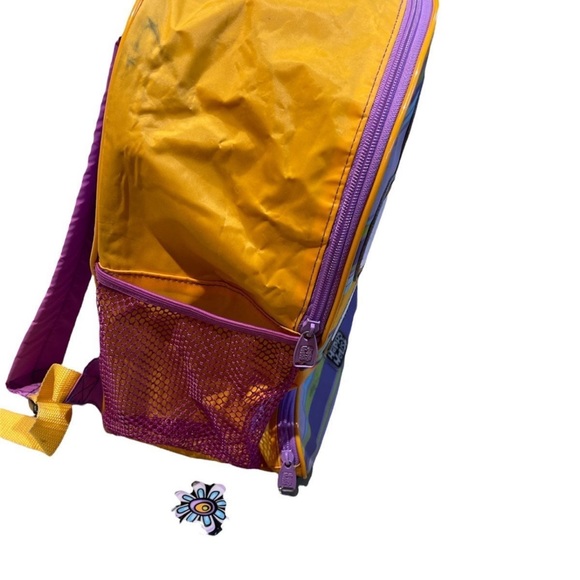 Y2k happy house book bag back bag overnight beach + pouch back to school college - Picture 3 of 5